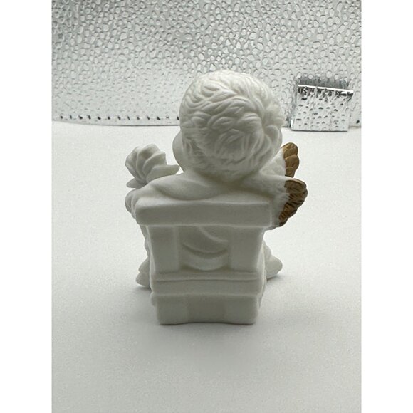 Set Of 2 Angel Figurines Cherub & Standing Angel Decorative Collectibles - Picture 11 of 15